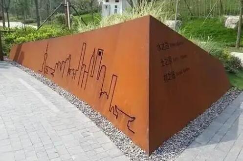 福绵耐候钢挡土墙